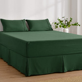 Aldrin Home Superfine Pleated Washed Microfibre Valance