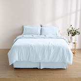 Aldrin Home Superfine Pleated Washed Microfibre Valance