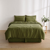 Aldrin Home Superfine Pleated Washed Microfibre Valance