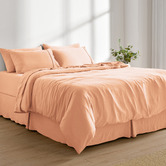 Aldrin Home Superfine Pleated Washed Microfibre Valance
