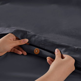 Aldrin Home Charcoal Arosa 1500TC Cotton-Blend Quilt Cover Set