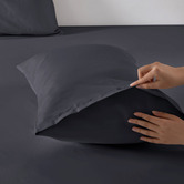 Aldrin Home Charcoal Arosa 1500TC Cotton-Blend Quilt Cover Set