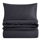 Aldrin Home Charcoal Arosa 1500TC Cotton-Blend Quilt Cover Set