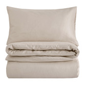 Aldrin Home Oat Arosa 1500TC Cotton-Blend Quilt Cover Set