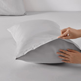 Aldrin Home Dove Grey Arosa 1500TC Cotton-Blend Quilt Cover Set