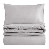 Aldrin Home Dove Grey Arosa 1500TC Cotton-Blend Quilt Cover Set