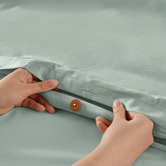 Aldrin Home Sage Arosa 1500TC Cotton-Blend Quilt Cover Set