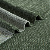 Aldrin Home Olive Herringbone Cotton Quilt Cover Set
