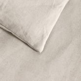 Aldrin Home Riviera Oatmeal Linen &amp; Cotton Quilt Cover Set