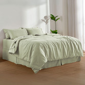 Aldrin Home Sage Linen &amp; Cotton Quilt Cover Set