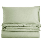 Aldrin Home Sage Linen &amp; Cotton Quilt Cover Set
