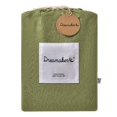 Aldrin Home Olive Linen &amp; Cotton Quilt Cover Set