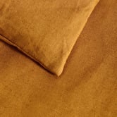 Aldrin Home Riviera Rust Linen &amp; Cotton Quilt Cover Set