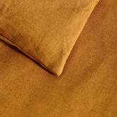 Aldrin Home Rust Linen &amp; Cotton Quilt Cover Set