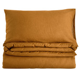 Aldrin Home Rust Linen &amp; Cotton Quilt Cover Set