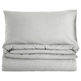 Aldrin Home Dove Grey Linen &amp; Cotton Quilt Cover Set