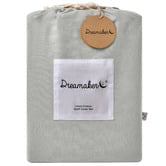 Aldrin Home Riviera Dove Grey Linen &amp; Cotton Quilt Cover Set