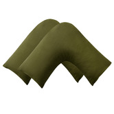 Aldrin Home Washed Microfibre V-Shape Pillowcases