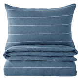 Aldrin Home Denim Ceres Reversible Cotton Jersey Quilt Cover Set