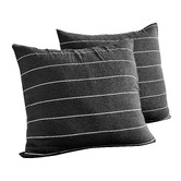Aldrin Home Ceres Reversible Cotton Jersey European Pillowcases