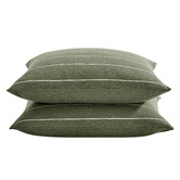Aldrin Home Ceres Reversible Cotton Jersey European Pillowcases
