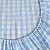 Aldrin Home Sierra Yarn-Dyed Gingham Washed Cotton Sheet Set