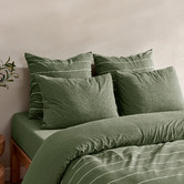 Aldrin Home Ceres Reversible Cotton Jersey European Pillowcases