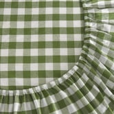 Aldrin Home Sierra Yarn-Dyed Gingham Washed Cotton Sheet Set