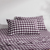 Aldrin Home Sierra Yarn-Dyed Gingham Washed Cotton Sheet Set
