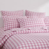 Aldrin Home Sierra Yarn-Dyed Gingham Washed Cotton Sheet Set