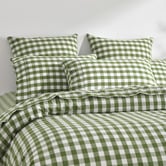 Aldrin Home Sierra Yarn-Dyed Gingham Washed Cotton Pillowcases