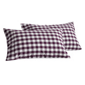 Aldrin Home Sierra Yarn-Dyed Gingham Washed Cotton Pillowcases