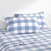 Aldrin Home Azari Yarn-Dyed Gingham Washed Cotton Sheet Set