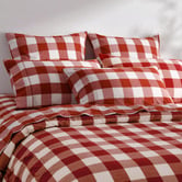 Aldrin Home Azari Yarn-Dyed Gingham Washed Cotton Sheet Set