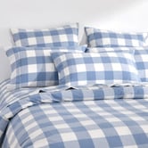 Aldrin Home Azari Yarn-Dyed Gingham Washed Cotton Sheet Set