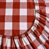 Aldrin Home Azari Yarn-Dyed Gingham Washed Cotton Sheet Set