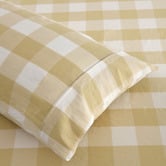 Aldrin Home Azari Yarn-Dyed Gingham Washed Cotton Sheet Set