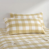 Aldrin Home Azari Yarn-Dyed Gingham Washed Cotton Pillowcases