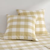 Aldrin Home Azari Yarn-Dyed Gingham Washed Cotton European Pillowcases
