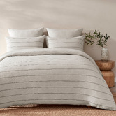 Aldrin Home Oatmeal Ceres Reversible Cotton Jersey Quilt Cover Set