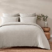 Aldrin Home Oatmeal Ceres Reversible Cotton Jersey Quilt Cover Set