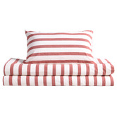 Aldrin Home Rust Maeve Yarn-Dyed Washed Cotton Quilt Cover Set