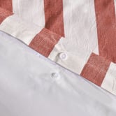 Aldrin Home Rust Maeve Yarn-Dyed Washed Cotton Quilt Cover Set