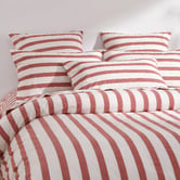 Aldrin Home Rust Maeve Yarn-Dyed Washed Cotton Quilt Cover Set