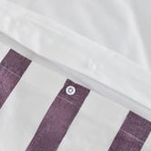 Aldrin Home Plum Maeve Yarn-Dyed Washed Cotton Quilt Cover Set