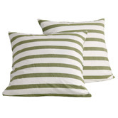 Aldrin Home Maeve Yard-Dyed Washed Cotton European Pillowcases