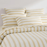 Aldrin Home Sand Maeve Yarn-Dyed Washed Cotton Quilt Cover Set
