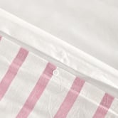 Aldrin Home Pink Beau Yarn-Dyed Washed Cotton Quilt Cover Set