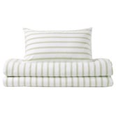 Aldrin Home Sage Beau Yarn-Dyed Washed Cotton Quilt Cover Set