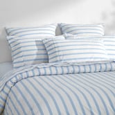 Aldrin Home Sky Beau Yarn-Dyed Washed Cotton Quilt Cover Set
